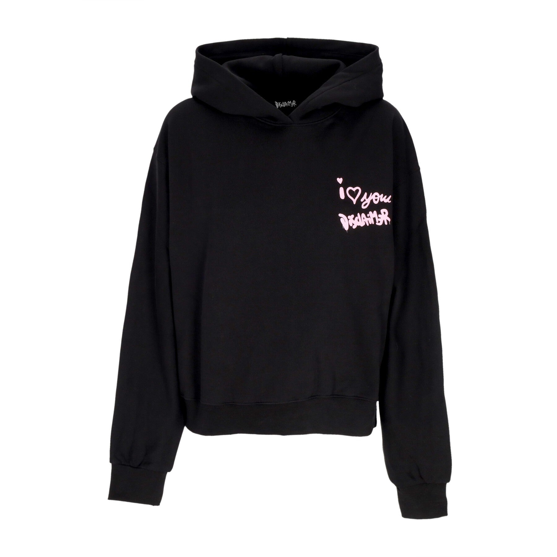 Women's Lightweight Hoodie W i Love You Hoodie Black