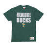 Mitchell & Ness, Maglietta Uomo Nba Legendary Slub Tee Milbuc, Original Team Colors