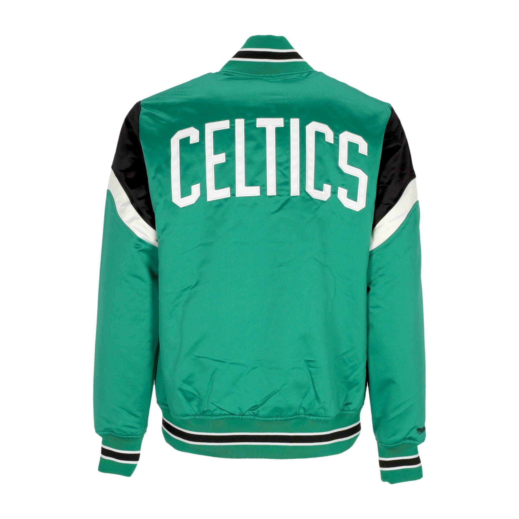 Mitchell & Ness, Giubbotto Bomber Uomo Nba Heavyweight Satin Jacket Boscel, 