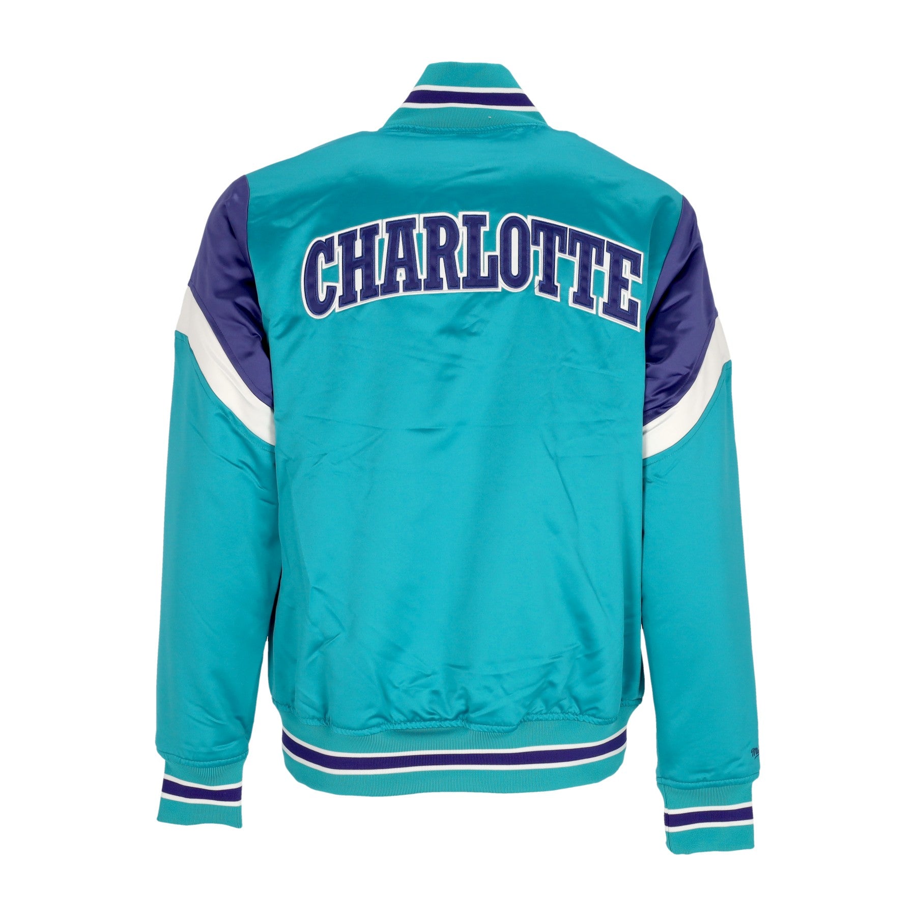 Mitchell & Ness, Giubbotto Bomber Uomo Nba Heavyweight Satin Jacket Chahor, 