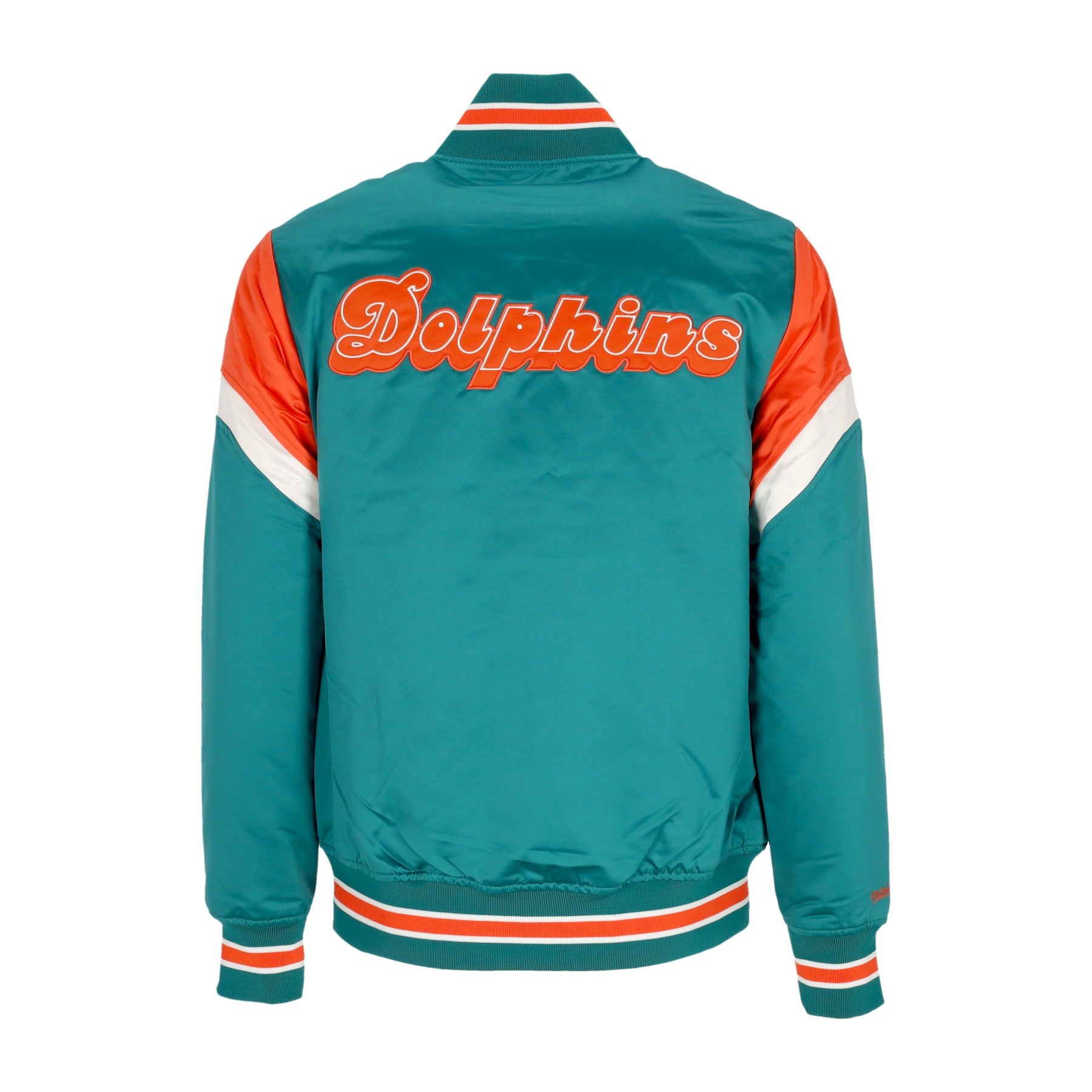 Mitchell & Ness, Giubbotto Bomber Uomo Nfl Heavyweight Satin Jacket Miadol, 