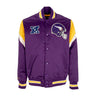 Mitchell & Ness, Giubbotto Bomber Uomo Nfl Heavyweight Satin Jacket Minvik, Original Team Colors