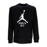 Jordan Nba, Maglietta Manica Lunga Uomo Nba Essentias L/s Tee Bronet, Black