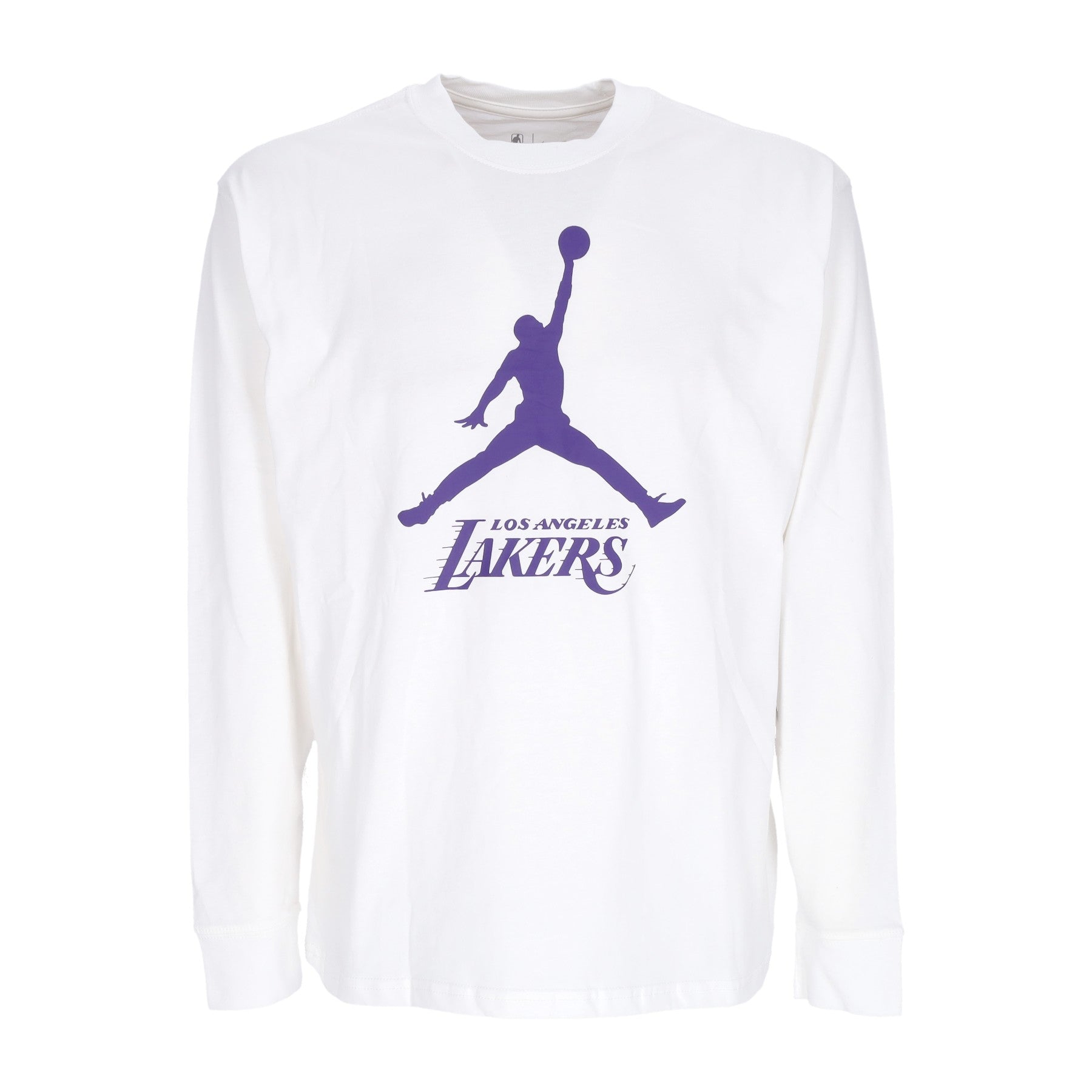 Jordan Nba, Maglietta Manica Lunga Uomo Nba Essentials L/s Tee Loslak, White