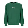 Disclaimer, Felpa Leggera Girocollo Uomo Back Big Logo Crewneck, Bottle Green/st White