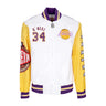 Mitchell & Ness, Giubbotto Bomber Uomo Nba Burst Warm Up Jacket No 34 Shaquille O'neal Loslak, Multi/white