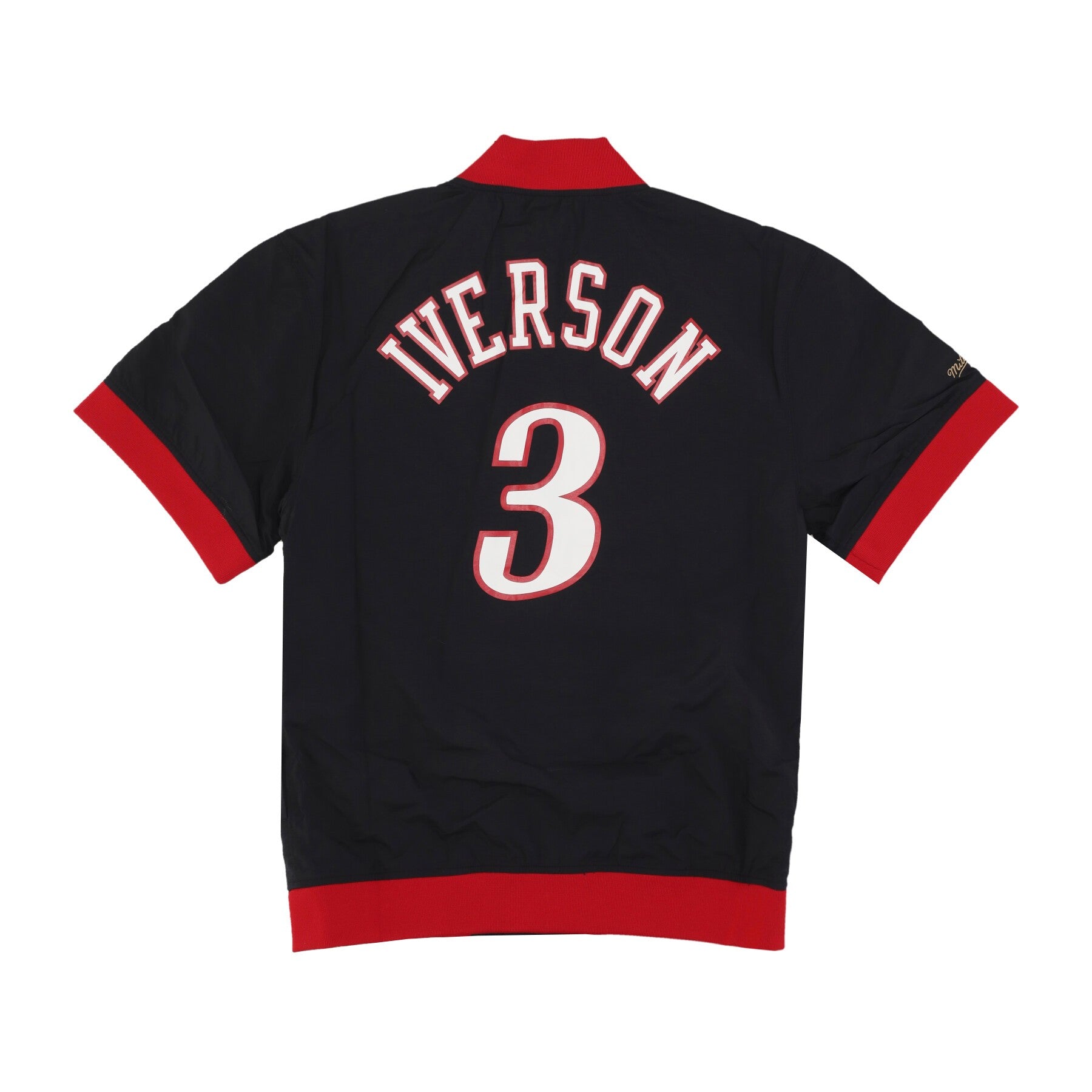 Mitchell & Ness, Giacchetta Uomo Nba Off Court Warm Up Jacket No 3 Allen Iverson Phi76e, 