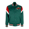 Mitchell & Ness, Giubbotto Bomber Uomo Nhl Heavyweight Satin Jacket Minwil, Original Team Colors