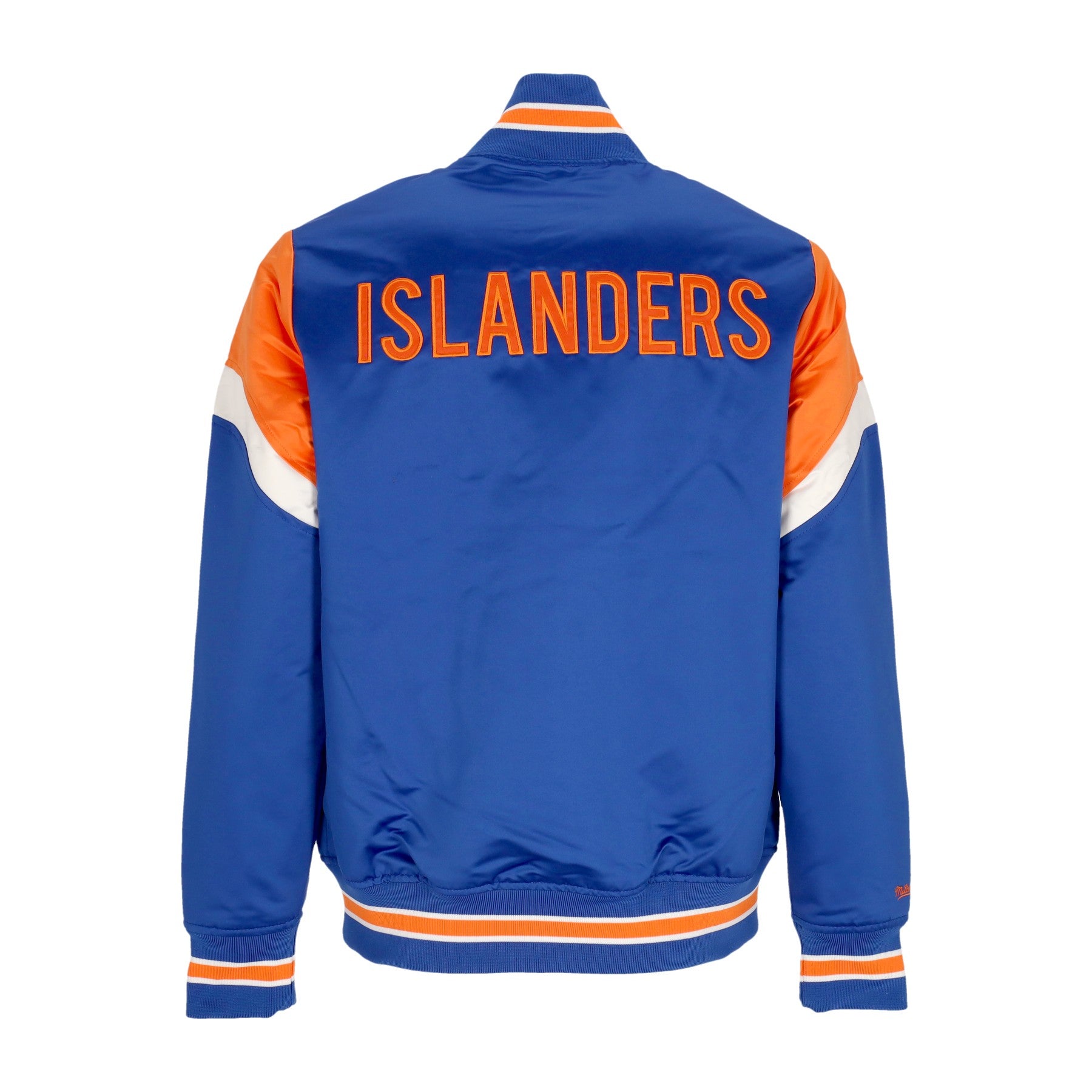 Mitchell & Ness, Giubbotto Bomber Uomo Nhl Heavyweight Satin Jacket Neyisl, 