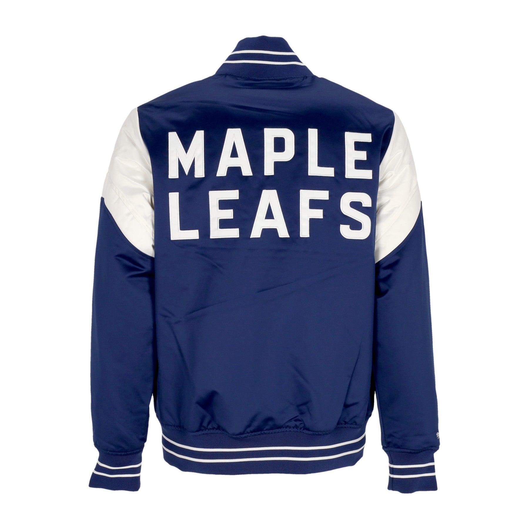 Mitchell & Ness, Giubbotto Bomber Uomo Nhl Heavyweight Satin Jacket Torlea, 