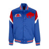 Mitchell & Ness, Giubbotto Bomber Uomo Nfl Heavyweight Satin Jacket Bufbil, Original Team Colors