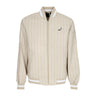 Staple, Giubbotto Bomber Uomo Pinstripe Baseball Jacket, Stone