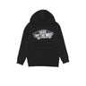 Vans, Felpa Cappuccio Ragazzo Off The Wall Po Hoodie, Black