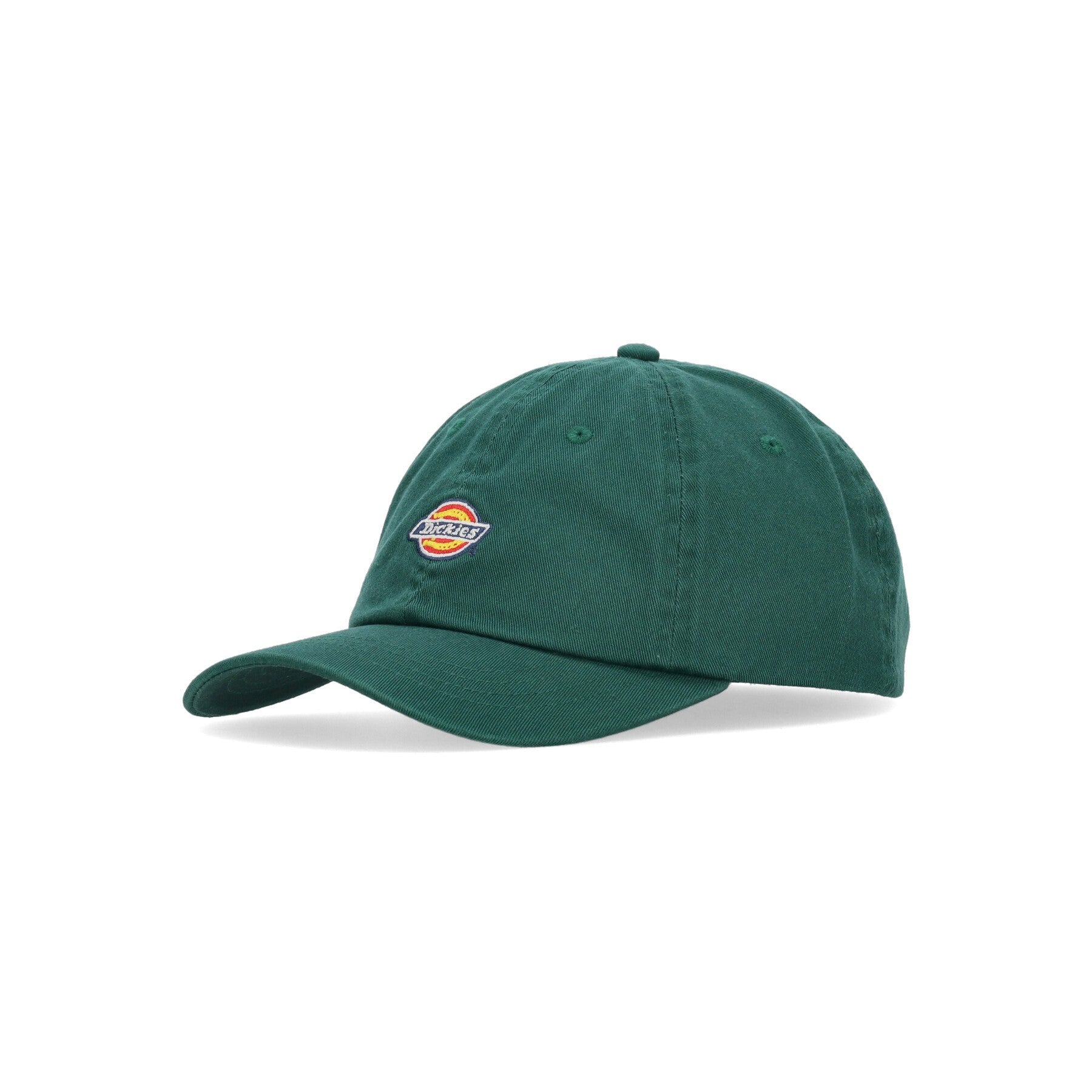 Dickies, Cappellino Visiera Curva Uomo Hardwick 6 Panel Logo Cap, Adventurine Green