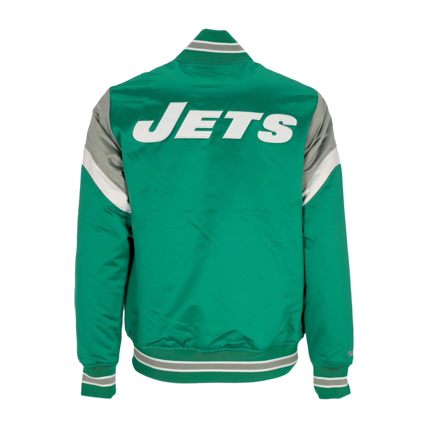 Mitchell & Ness, Giubbotto Bomber Uomo Nfl Heavyweight Satin Jacket Neyjet, 