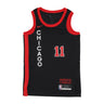 Nike Nba, Canotta Basket Uomo Nba City Edition 2023/24 Swingman Jersey No 11 Demar Derozan Chibul, Black/university Red
