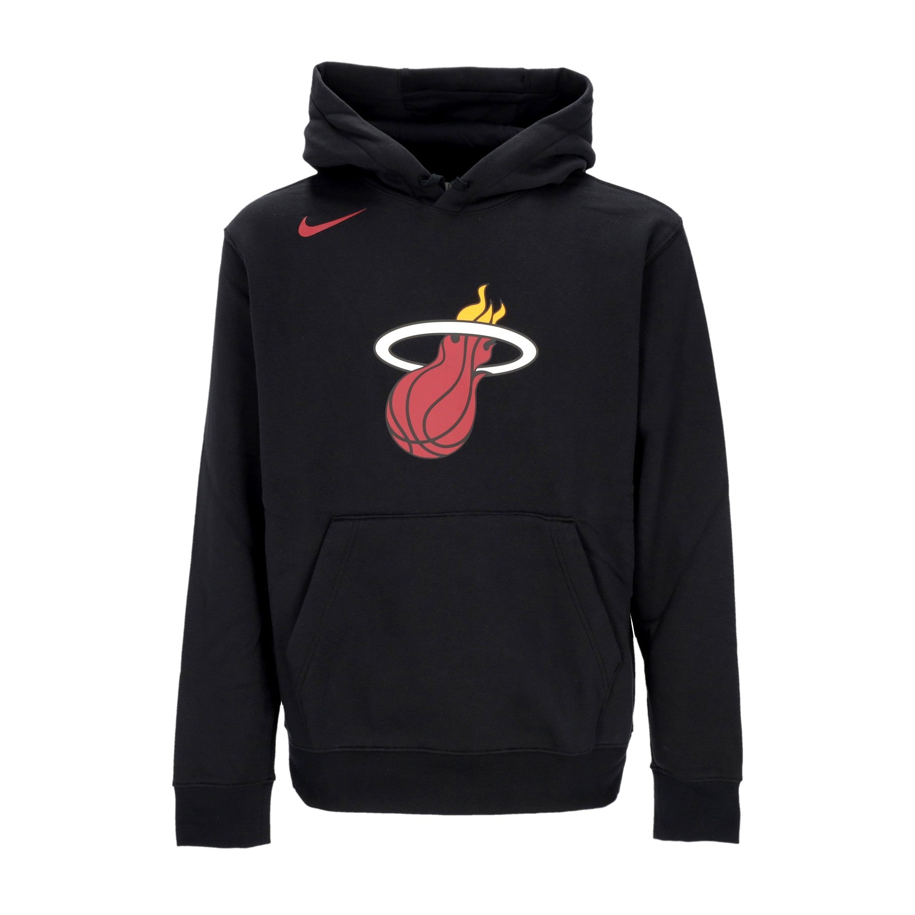 Nike Nba, Felpa Cappuccio Uomo Nba Club Hoodie Miahea, Black