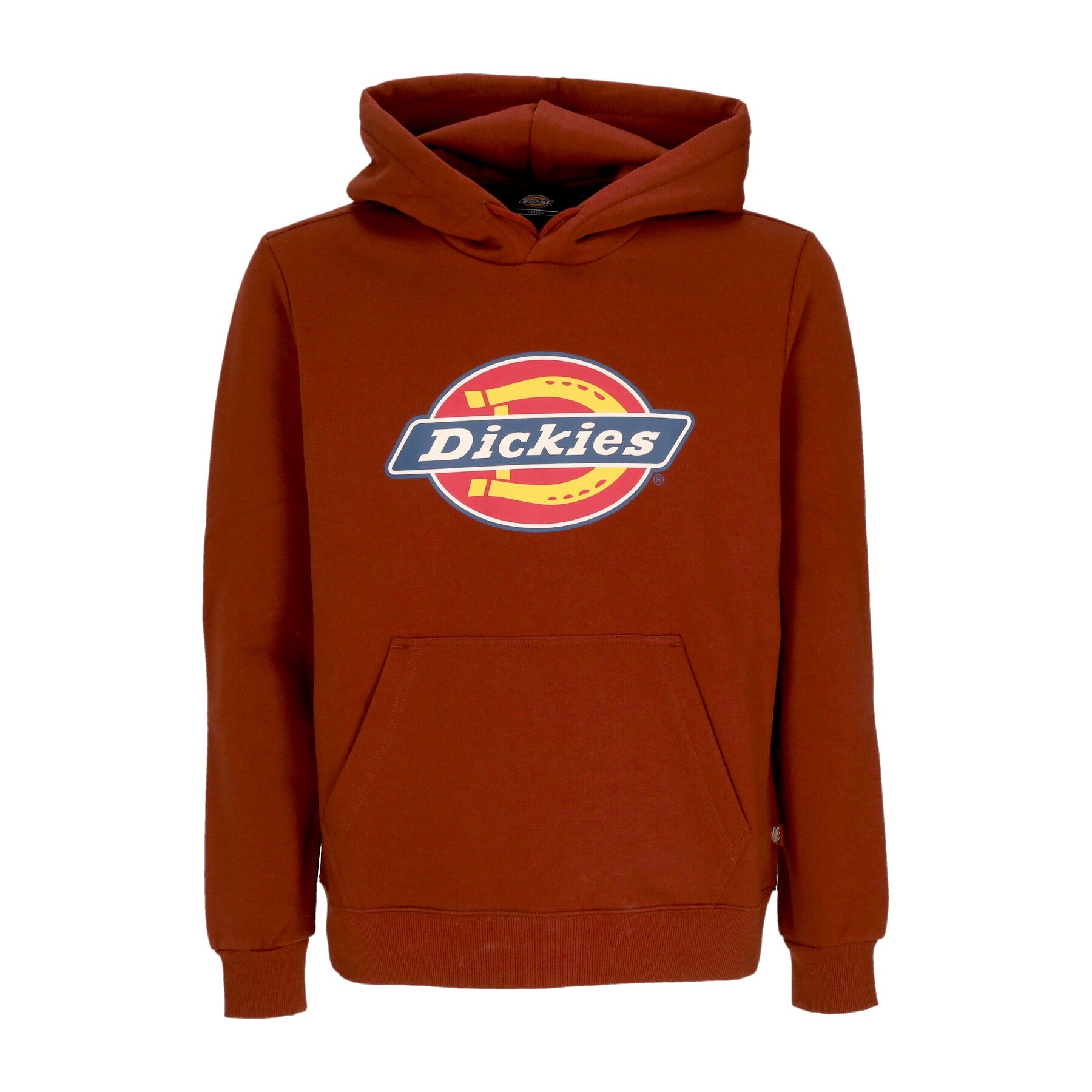 Dickies, Felpa Cappuccio Uomo Icon Logo Hoodie, Fired Brick