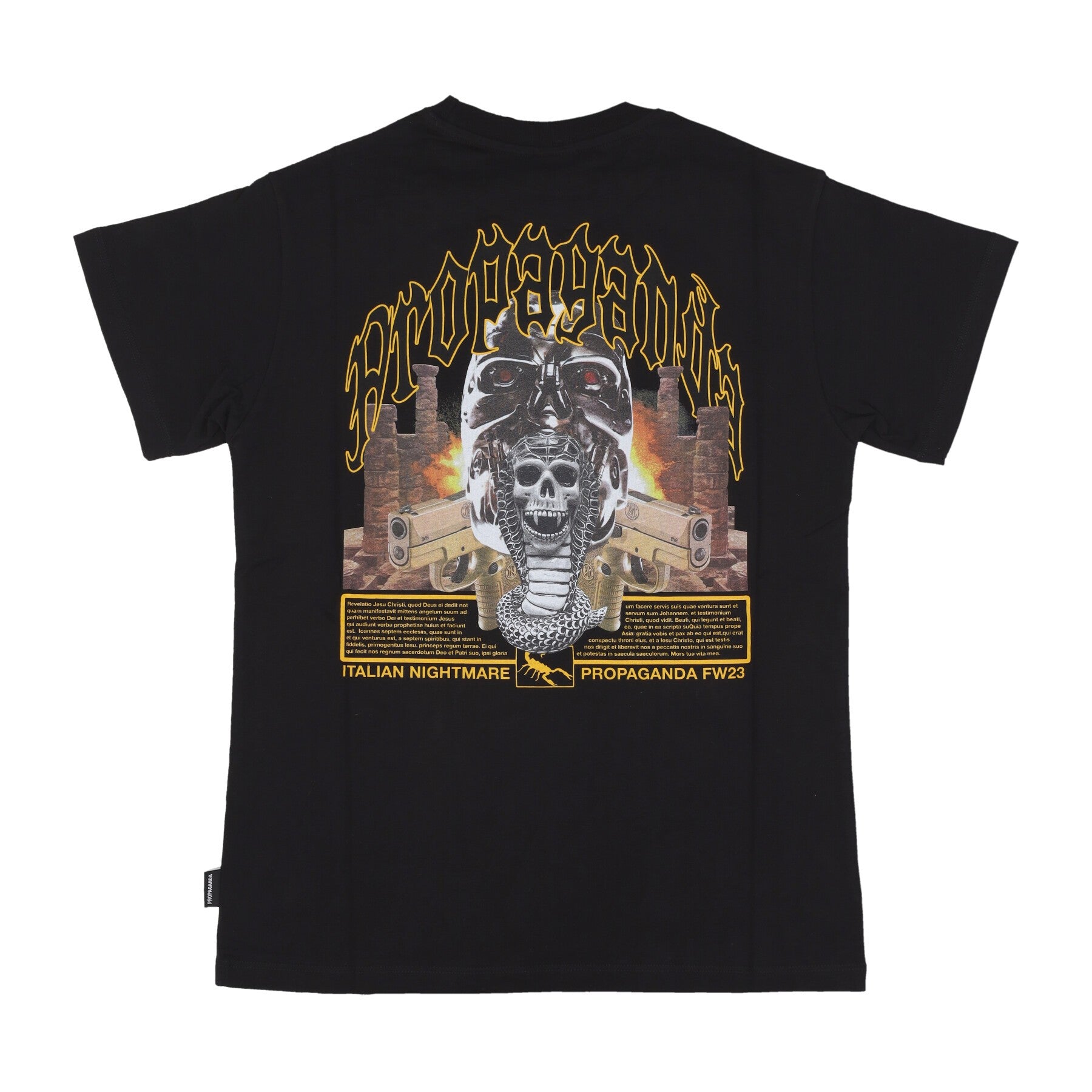 Propaganda, Maglietta Uomo Saudi Tee, Black