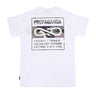 Propaganda, Maglietta Uomo Logo Label Tee, White