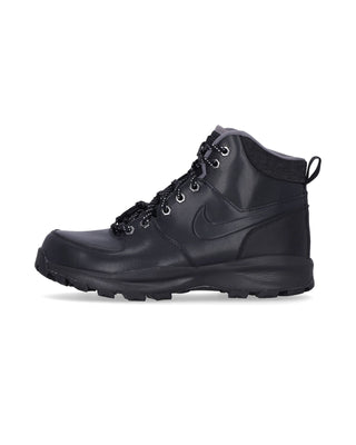 Nike, Scarponcino Alto Uomo Manoa Leather Se Boot, Black/black/gunsmoke