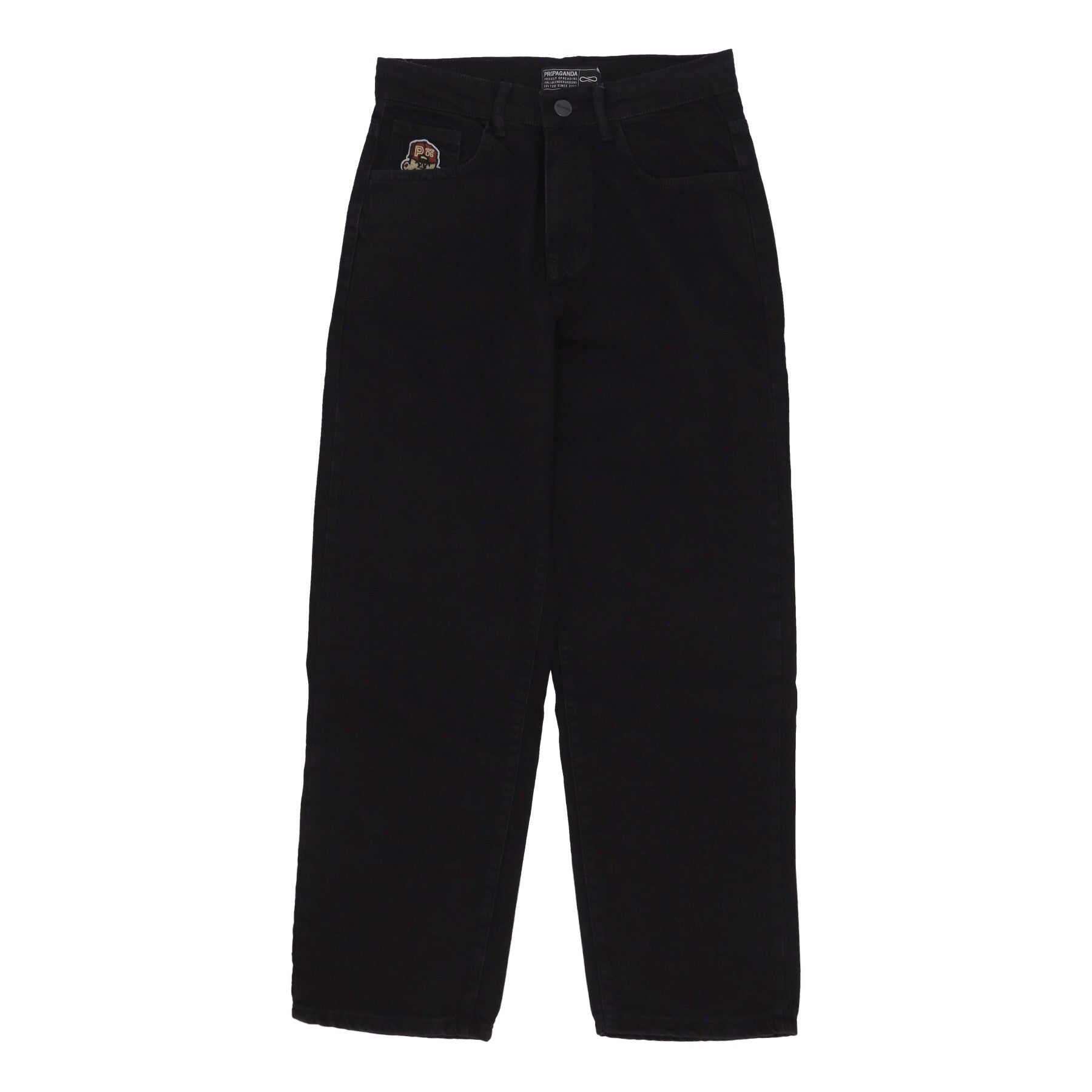 Propaganda, Jeans Uomo Baseball Denim Pant, Black