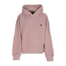 Carhartt Wip, Felpa Leggera Cappuccio Donna W Nelson Hooded, Glassy Pink Garment Dyed