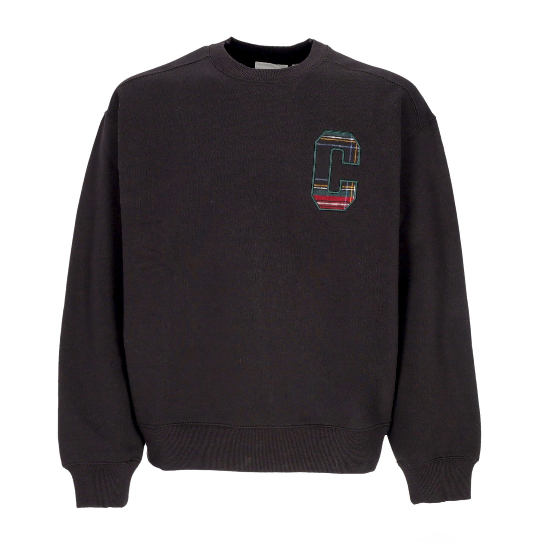 Carhartt Wip, Felpa Girocollo Uomo Wiles Crewneck, Black