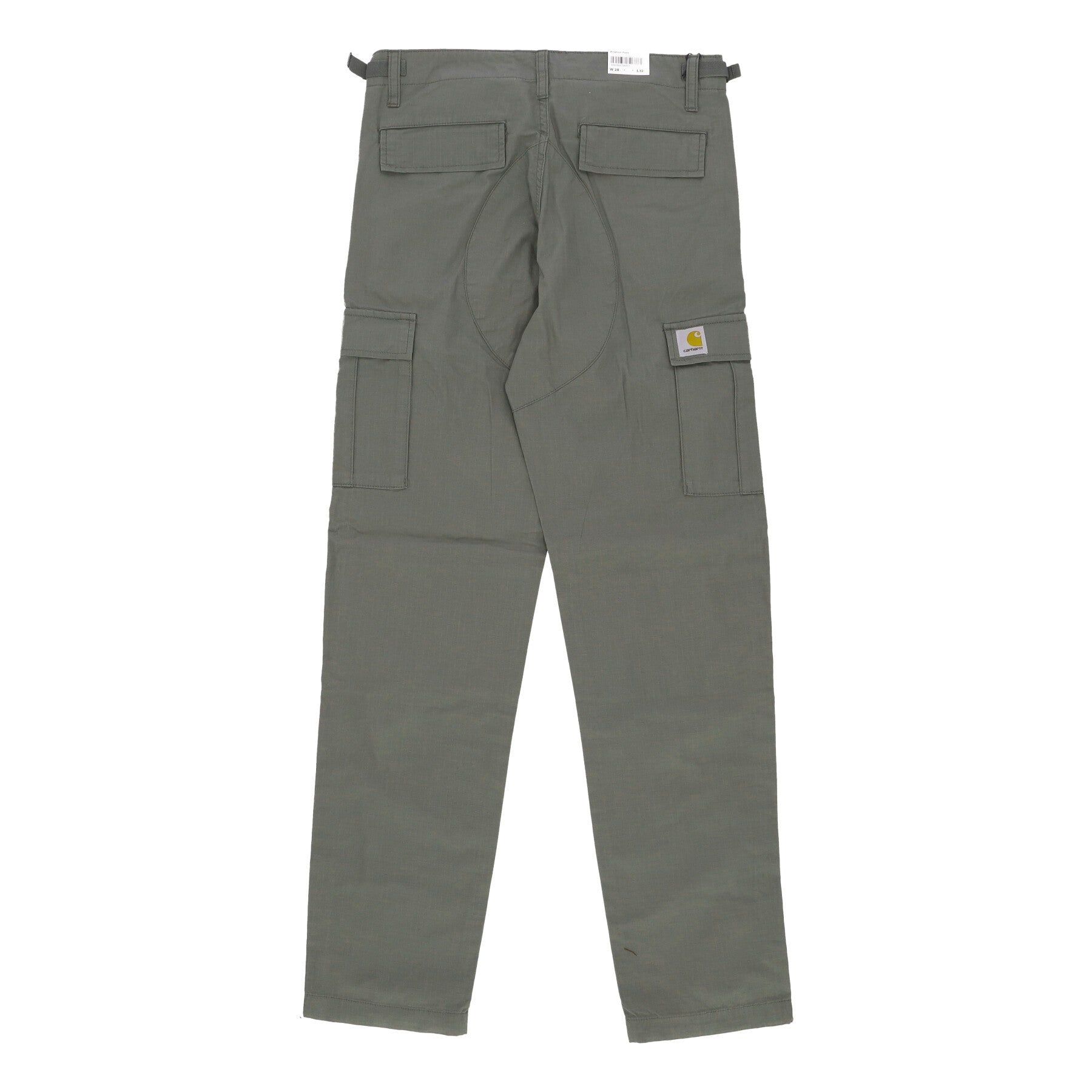 Carhartt Wip, Pantalone Lungo Uomo Aviation Pant, Smoke Green Rinsed