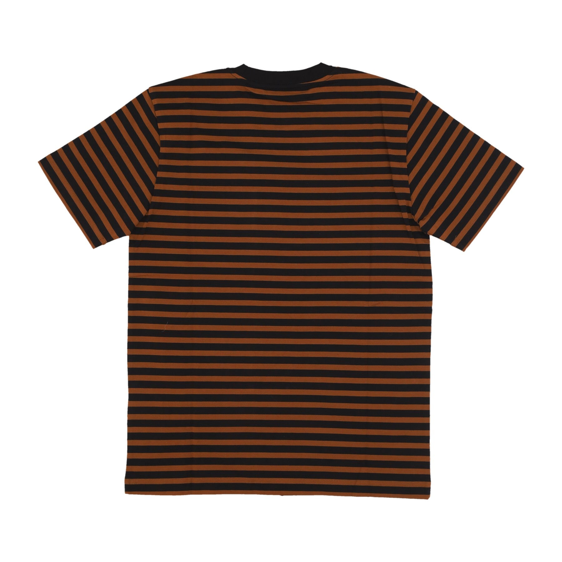 Carhartt Wip, Maglietta Uomo Seidler Pocket, Seidler Stripe/deep H Brown/black