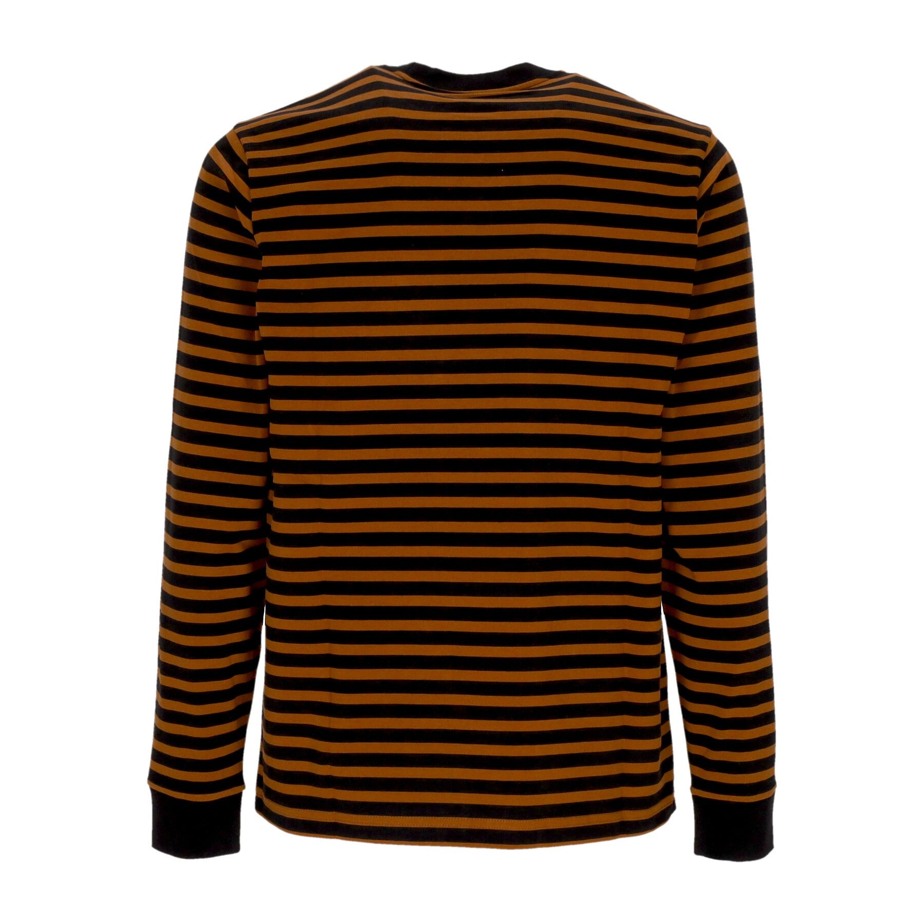 Carhartt Wip, Maglietta Manica Lunga Uomo L/s Seidler Pocket Tee, Seidler Stripe/deep H Brown/black