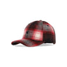 Carhartt Wip, Cappellino Visiera Curva Uomo Moreau Cap, Moreau Check/cherry/black