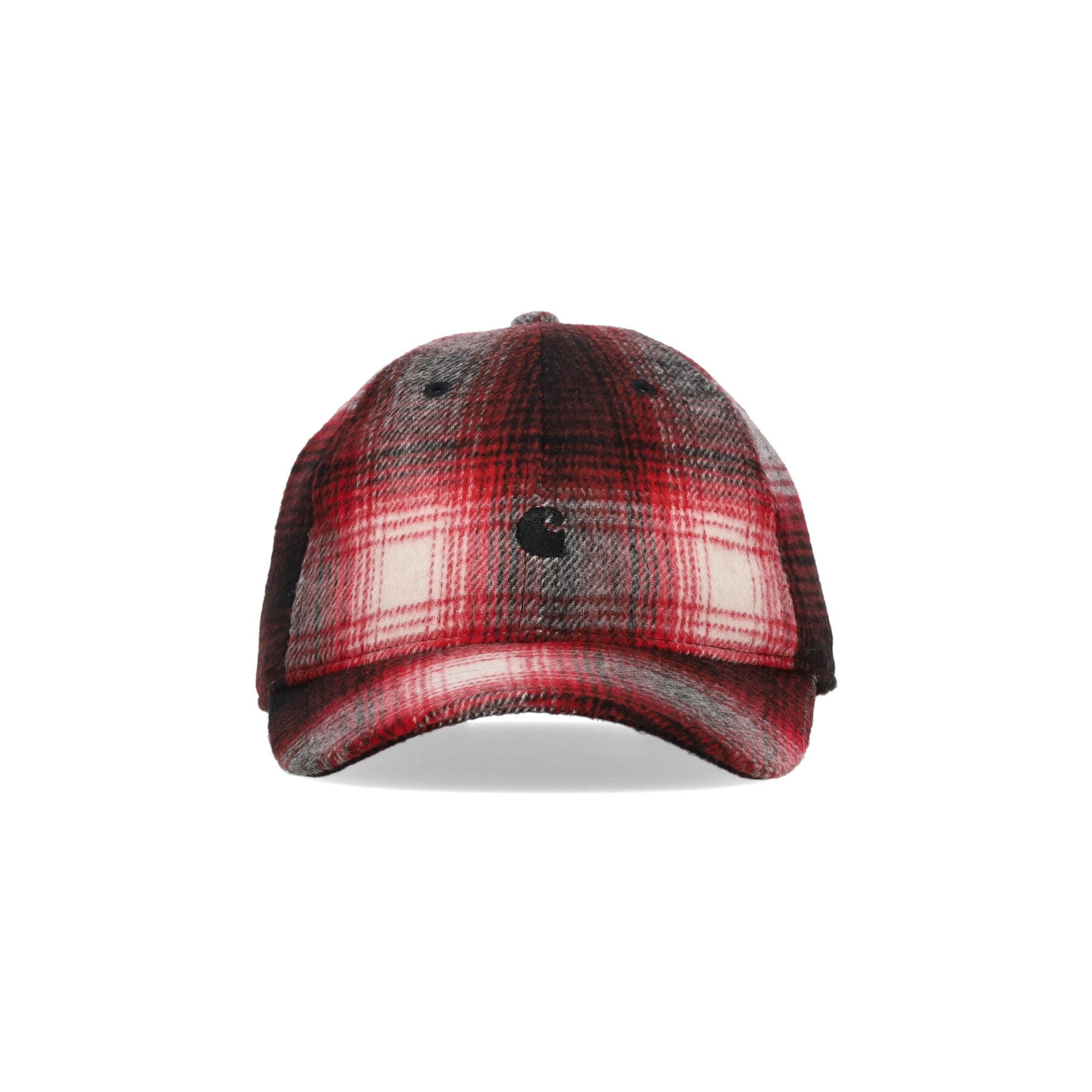 Carhartt Wip, Cappellino Visiera Curva Uomo Moreau Cap, Moreau Check/cherry/black