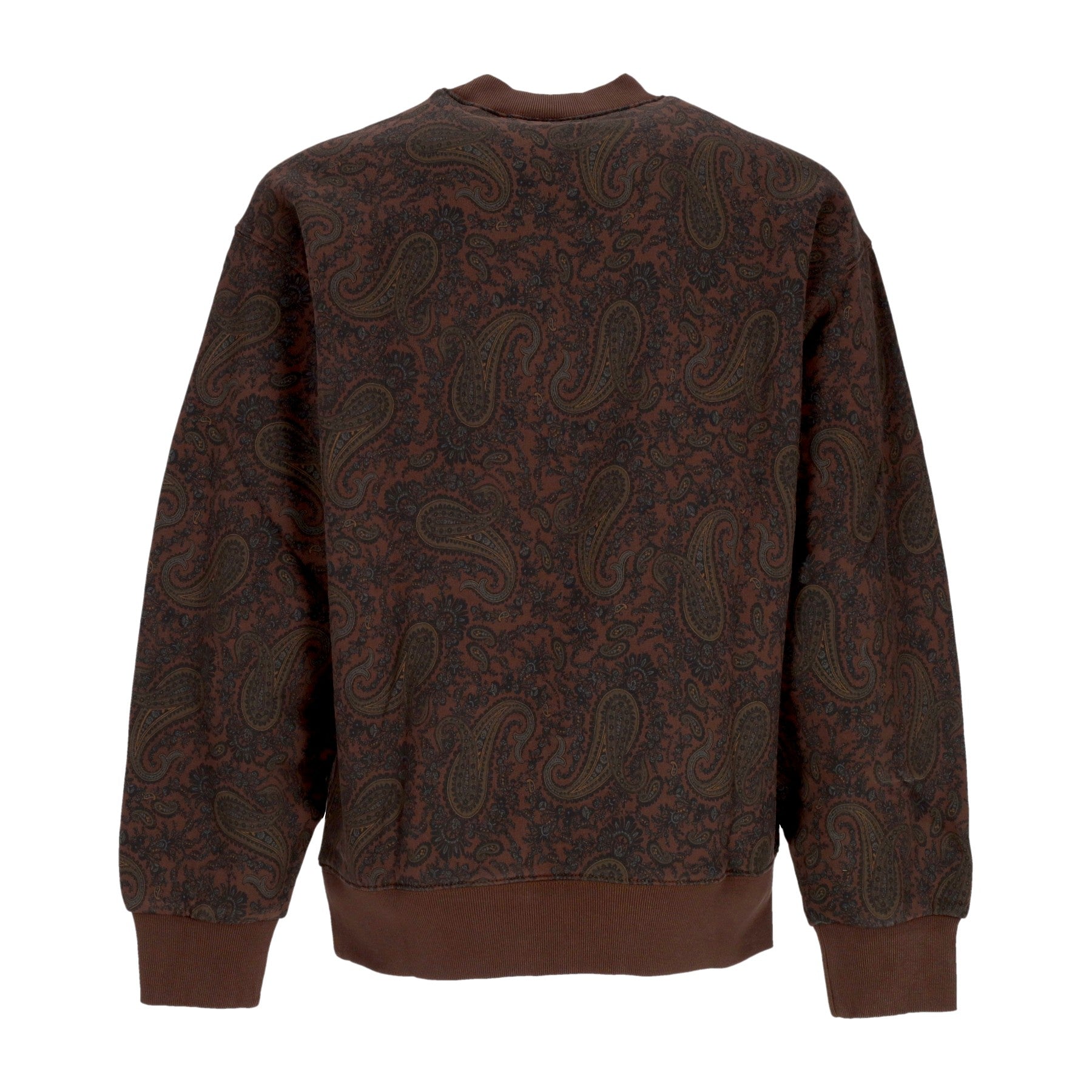 Carhartt Wip, Felpa Girocollo Uomo Paisley Sweater, Paisley Print/buckeye