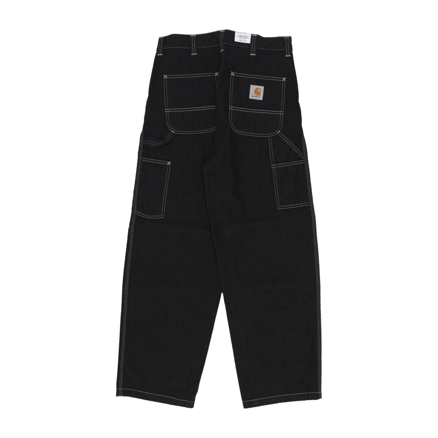 Carhartt Wip, Pantalone Lungo Uomo Og Single Knee Pant, Black One Wash