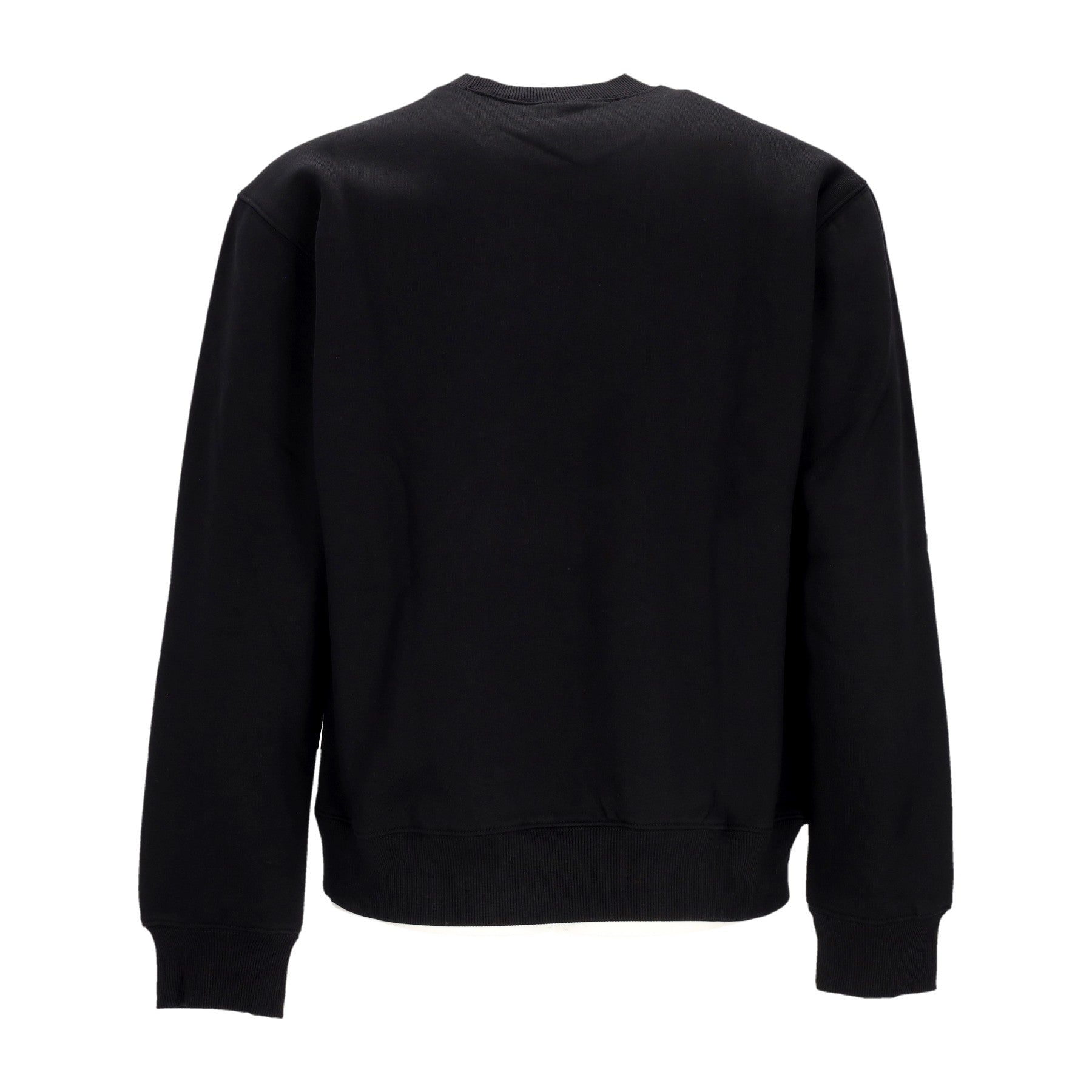 Carhartt Wip, Felpa Girocollo Uomo Logo Crewneck, Black/black