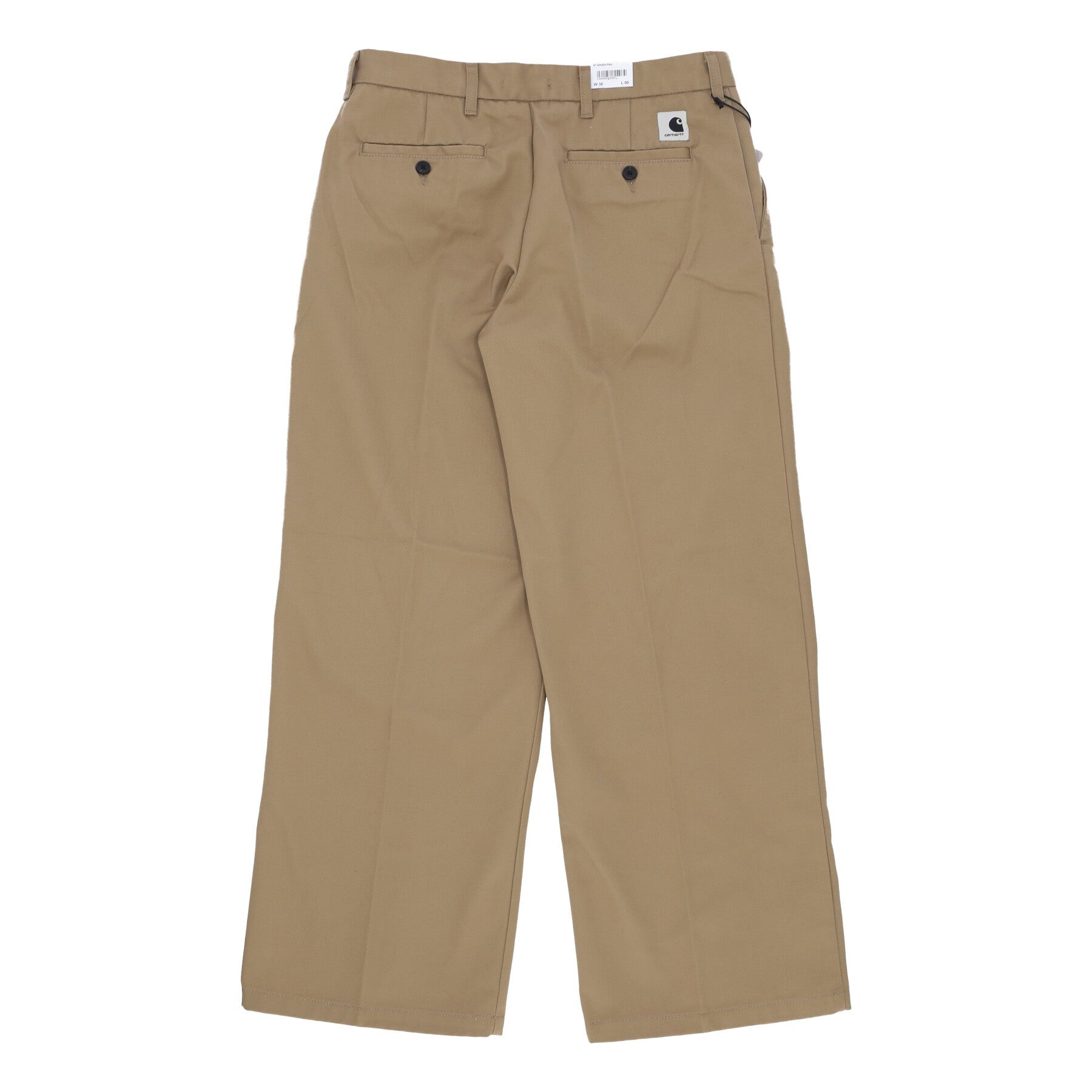 Carhartt Wip, Pantalone Lungo Donna W Omaha Pant, Leather Rinsed