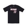 Nike Nba, Maglietta Ragazzo Nba Icon Edition Tee No 13 Bam Adebayo Miahea, Original Team Colors