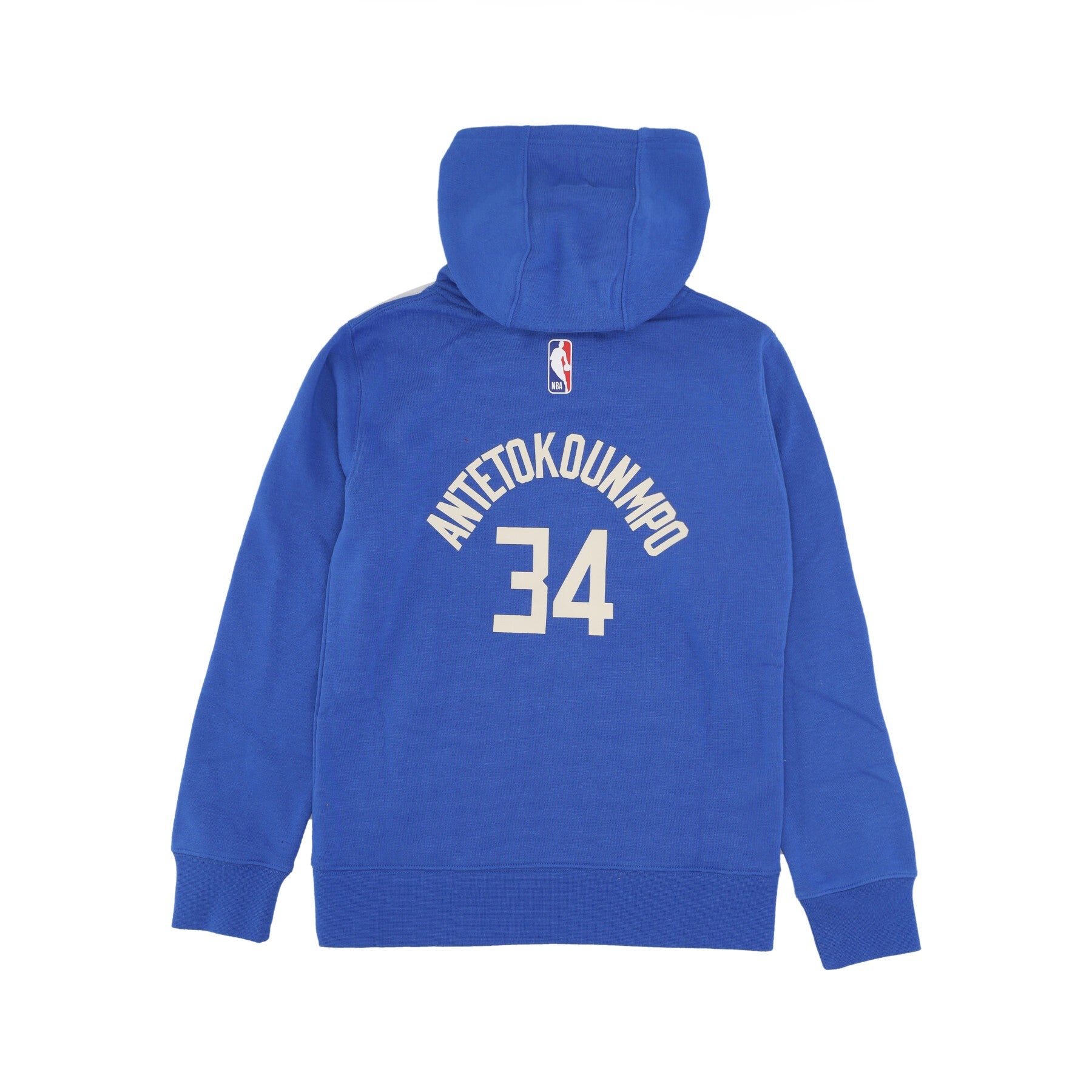 Nike Nba, Felpa Cappuccio Ragazzo Nba Club Hoodie Po Ce No 34 Giannis Antetokounmpo Milbuc, Original Team Colors