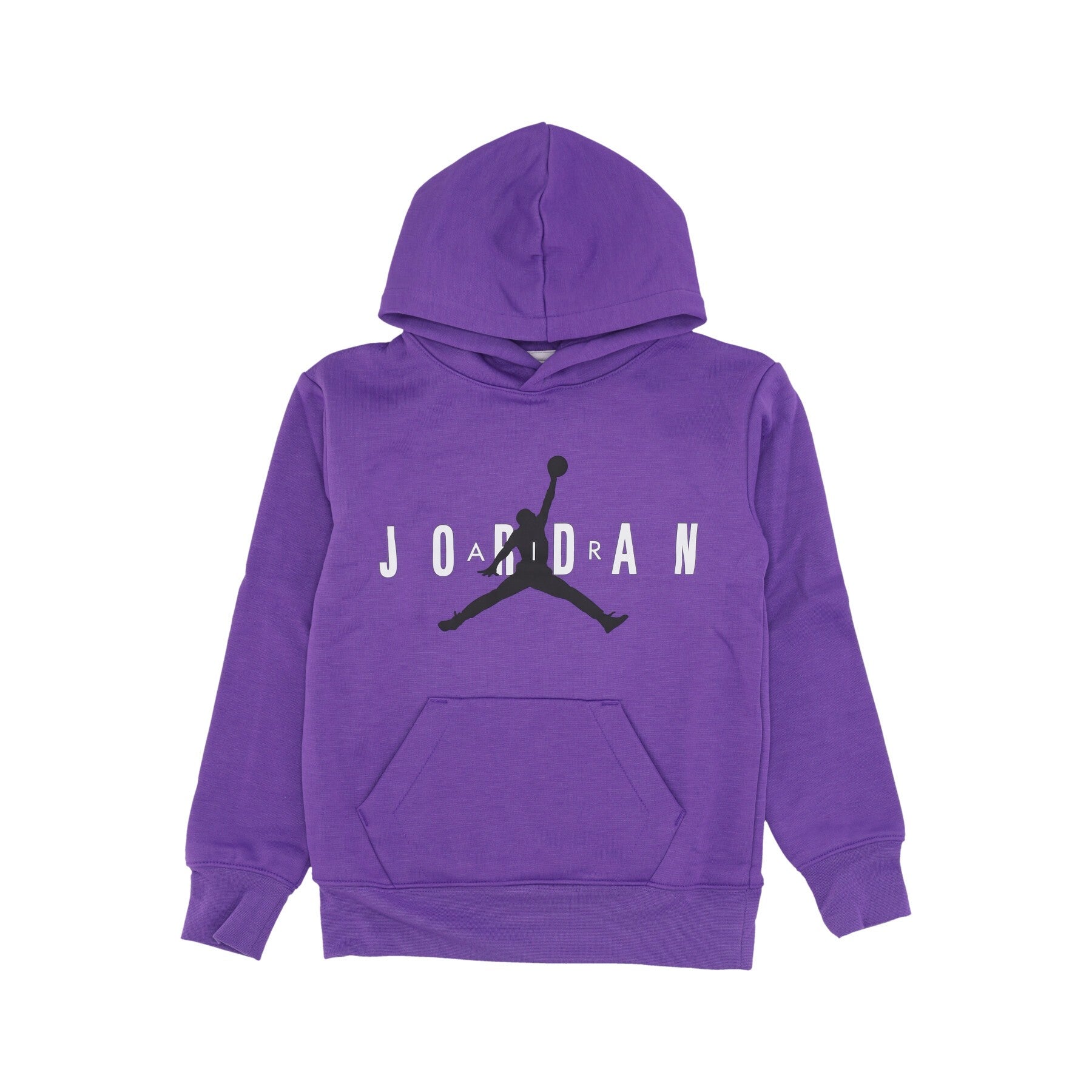 Jordan, Felpa Cappuccio Ragazzo Jumpman Sustainable Po Hoodie, Purple Venom