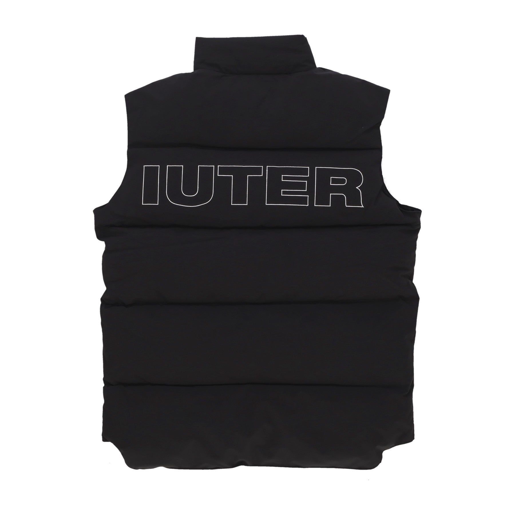 Iuter, Piumino Smanicato Uomo Puff Vest, Black