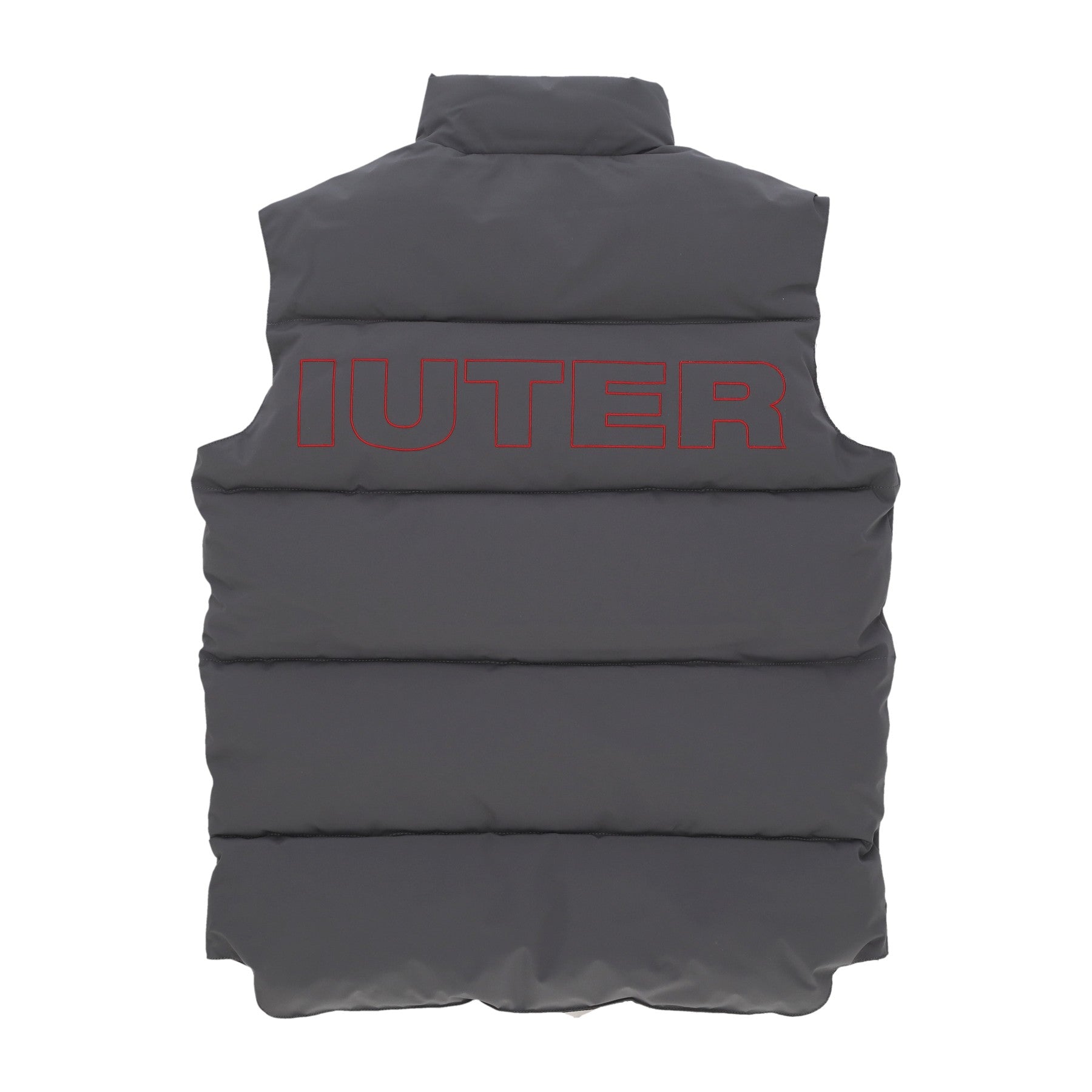 Iuter, Piumino Smanicato Uomo Puff Vest, Dark Grey