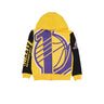 Nike Nba, Felpa Cappuccio Zip Ragazzo Nba Poster Board Cb Full Zip Hoodie Loslak, Original Team Colors