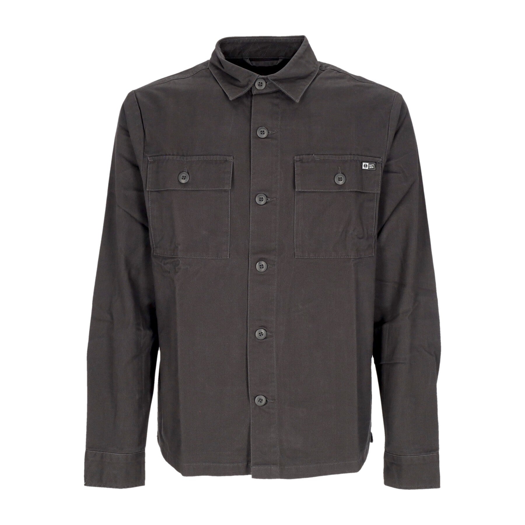 Salty Crew, Camicia Manica Lunga Uomo Ranger L/s Woven, Faded Black