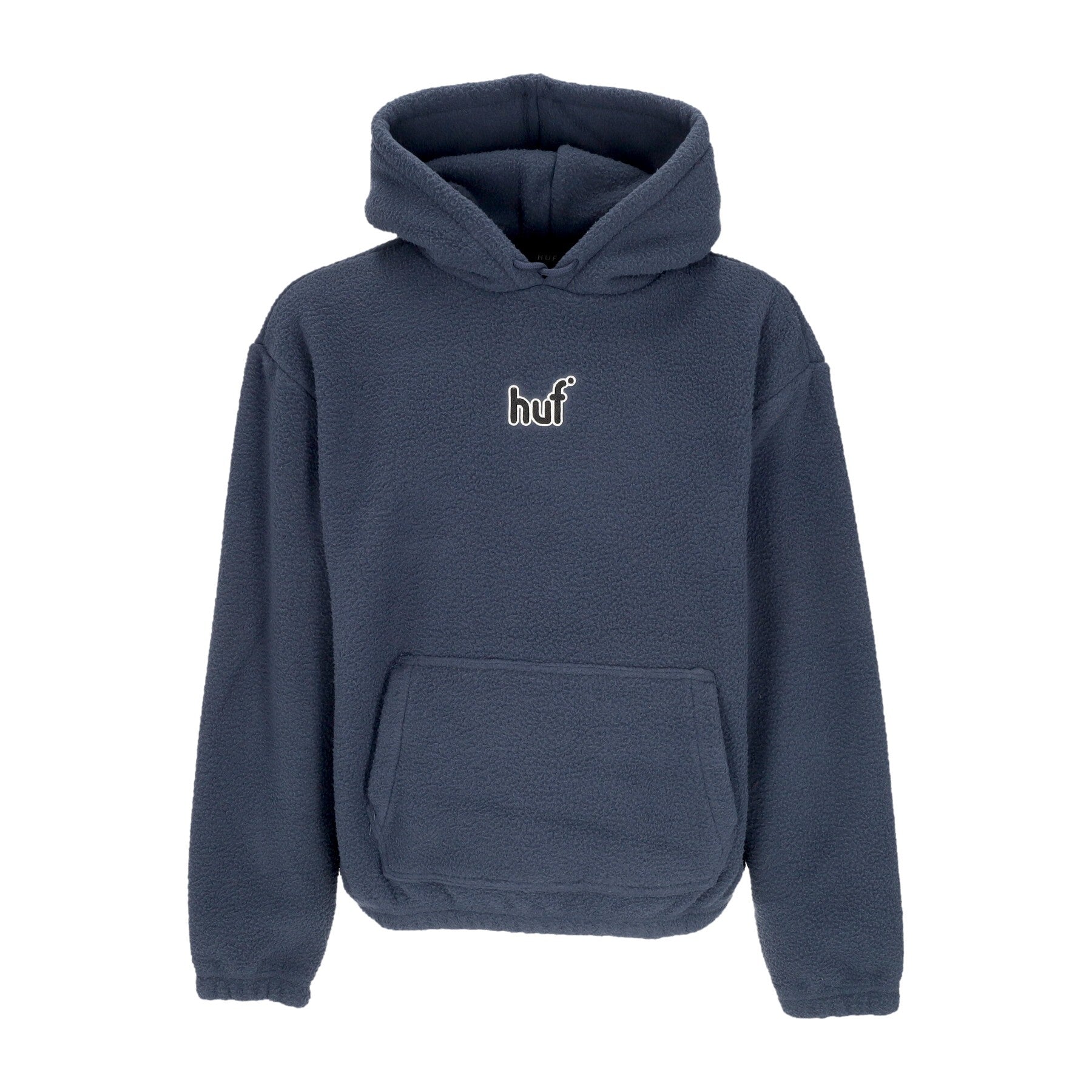 Huf, Felpa Cappuccio Uomo Griffith Hooded Fleece, Blue Night