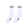 Propaganda, Calza Media Uomo Logo Socks, White