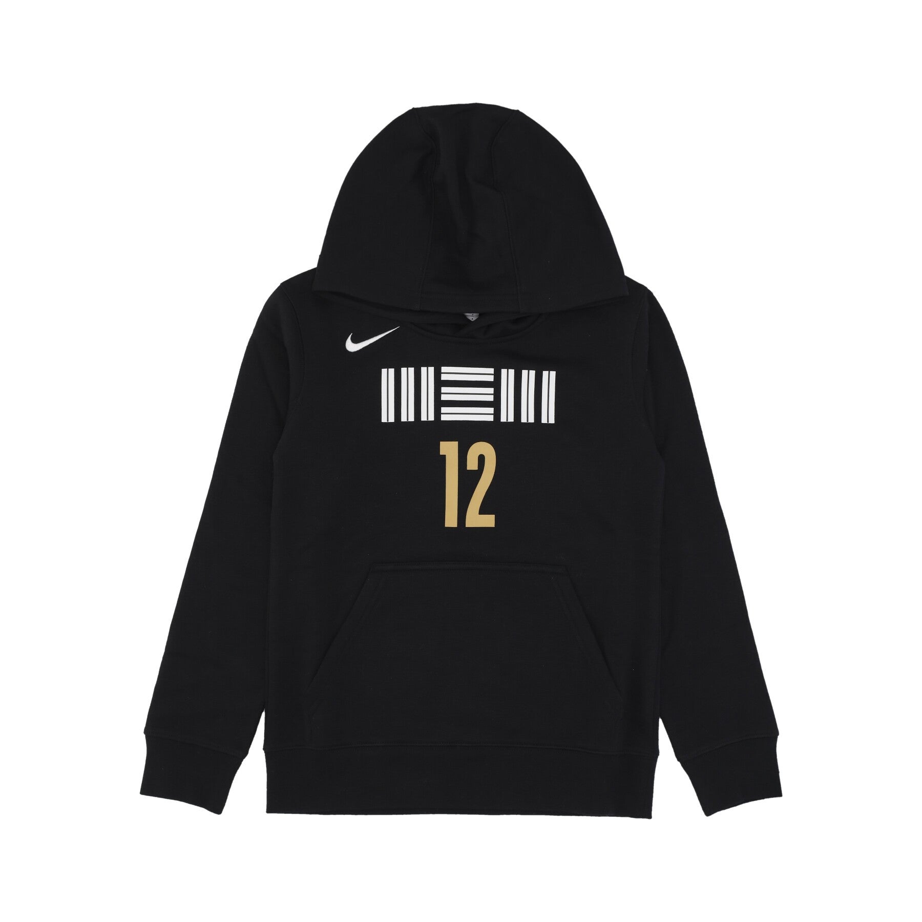 Nike Nba, Felpa Cappuccio Ragazzo Nba Club Hoodie Po Ce No 12 Ja Morant Memgri, Original Team Colors