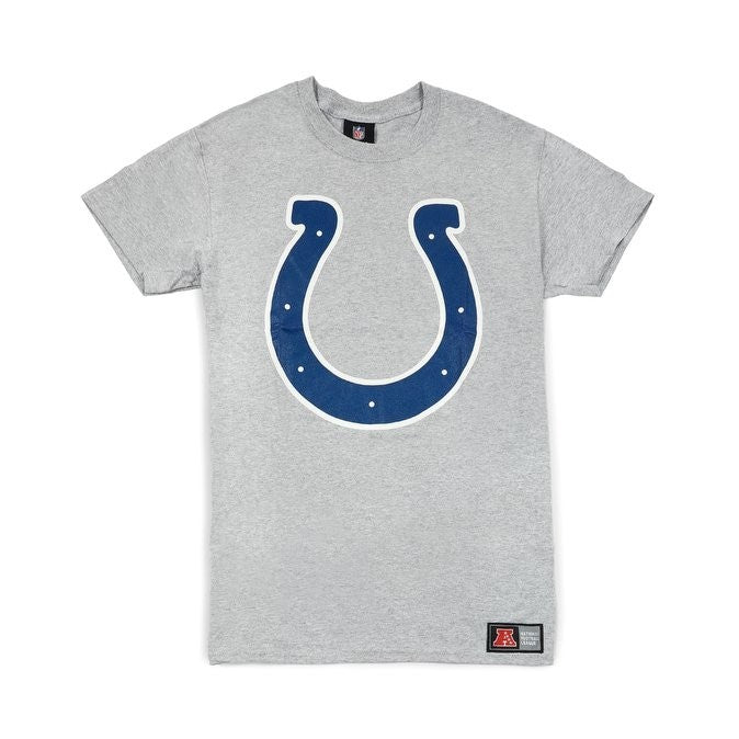 Majestic, Maglietta Uomo Majestic T-shirt Nfl "indianapolis Colts" Prism Grey, Unico