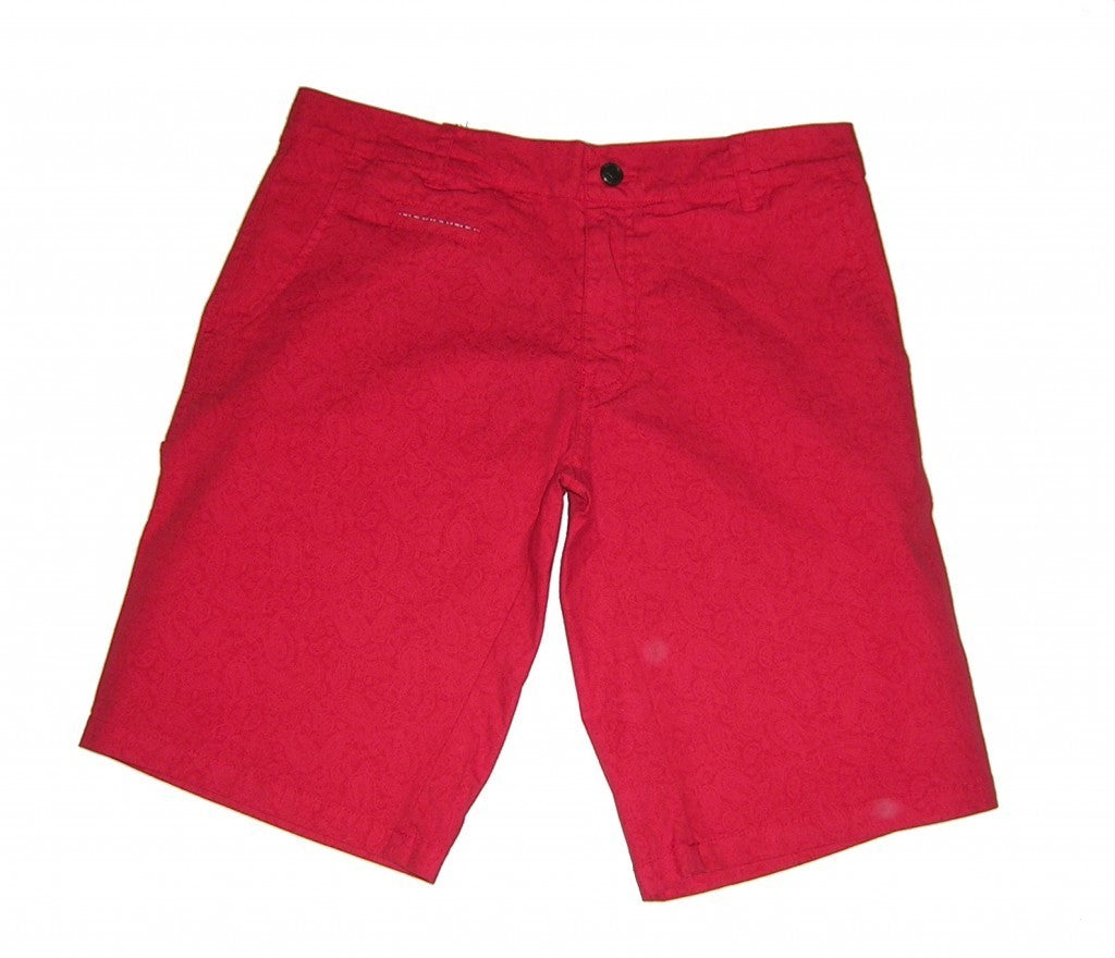 Iuter, Pantalone Corto Uomo Iuter Short Chino "paisley" Red, Unico