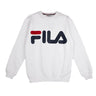 Fila, Felpa Girocollo Uomo Classic Logo Sweat, Bright White